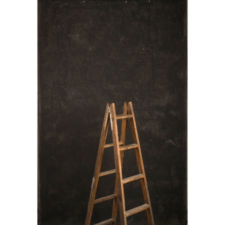 Gravity Backdrops Hand Painted Classic Distressed Backdrop, 8.9x16.4', Dark Gray