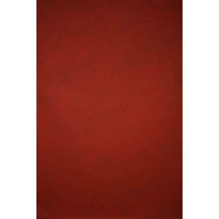 Gravity Backdrops Hand Painted Classic Collection Canvas Low Texture Backdrop, 3.9x7.8', Red