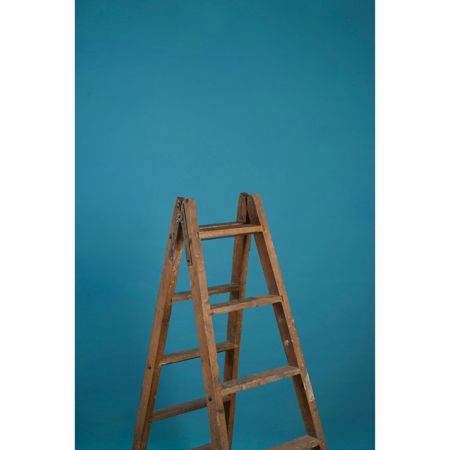 Gravity Backdrops Hand Painted Classic Canvas Low Backdrop, 8.9x9.8', Turquoise