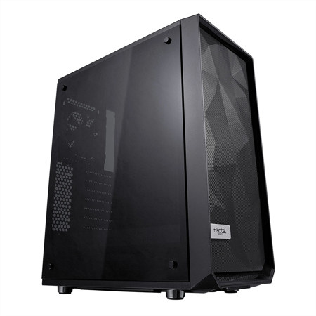 Fractal Design Meshify C Steel ATX Mid-Tower Computer Case, Black