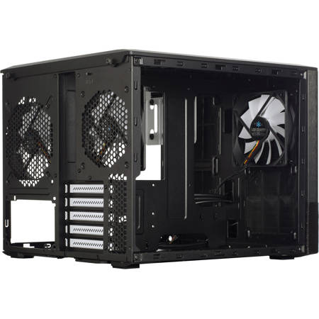 Fractal Design Node 804 Micro-ATX Case with Side Window, Black FD