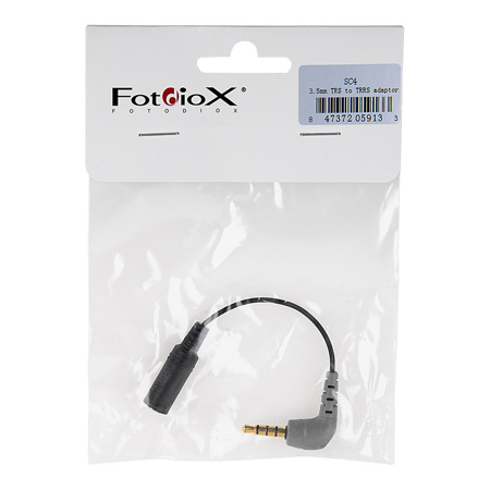 Fotodiox SC4 3.5mm TRS Female to TRRS Male Replacement Adapter Cable