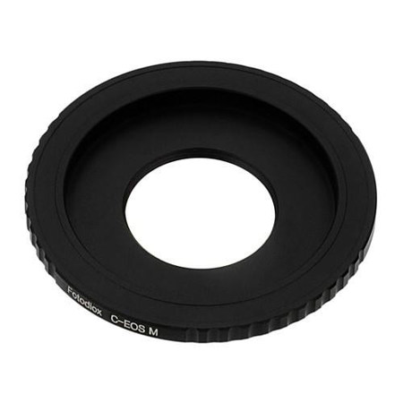 Fotodiox Lens Mount Adapter for C-Mount CCTV/Cine Lens to Canon EF-M Camera
