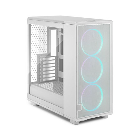 Fractal Design Epoch XL RGB Clear Tint Tempered Glass ATX Full-Tower Computer Case, White