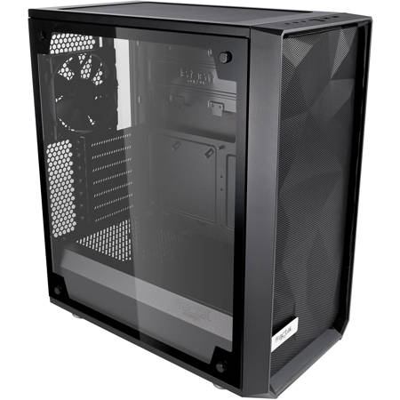 Fractal Design Meshify C Clear Tempered Glass ATX Mid-Tower Computer Case, Black