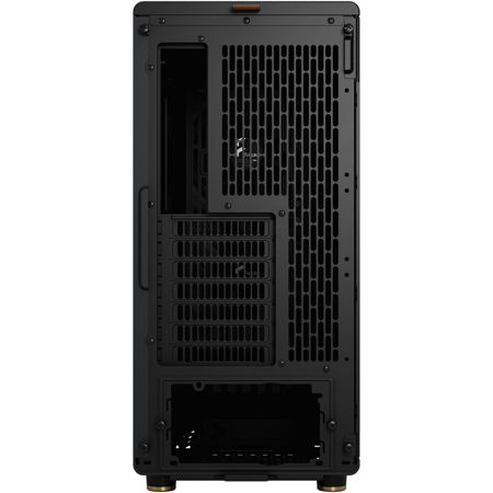 Boîtier Fractal Design North Noir en maille, facade bois (noyé)  FD-C-NOR1C-01 NORTH Charcoal Black