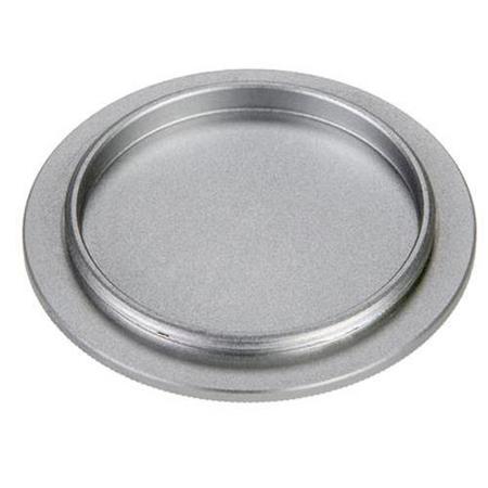 Fotodiox Premium Metal Replacement Camera Body Cap for M39 Mount Cameras, Silver