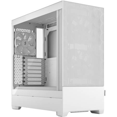 Fractal Design Pop Air Clear Tempered Glass ATX Mid-Tower Computer Case, White