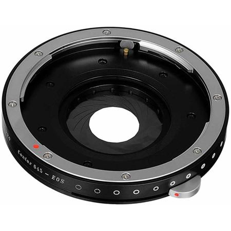 Fotodiox Pro Mount Adapter for Contax 645 Lens to Canon EOS EF Mount Camera, No Focus Confirmation