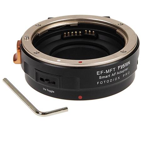 Fotodiox Pro Fusion Smart AF Adapter for Canon EOS (EF/EF-S) D/SLR Lens to Micro Four Thirds (MFT, M4/3) Mount Mirrorless Camera