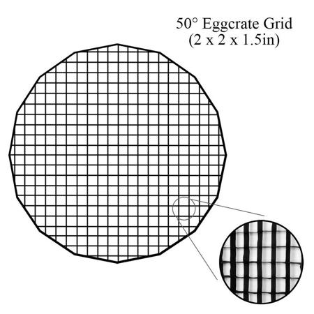 Fotodiox Pro 28" 50 Degree Eggcrate Grid for Deep EZ-Pro Parabolic Softboxes