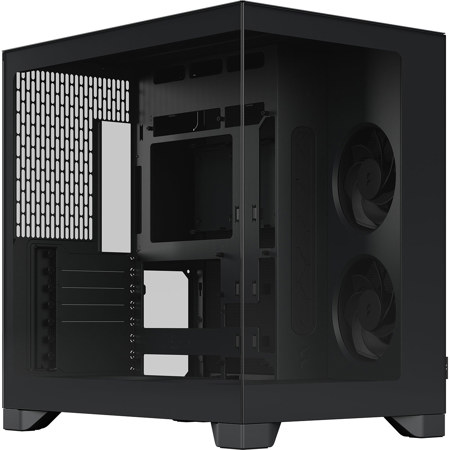 Fractal Design Pop 2 Vision Tempered Glass ATX Mid-Tower Computer Case Black Standard Fans