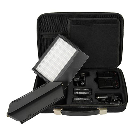 Fotodiox LED-312DS Bi-Color Dimmable Color Adjustable LED Photo Video Light Kit