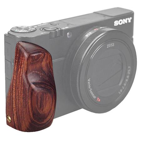 Fotodiox Pro Wooden Camera Hand Grip for Sony Cyber-Shot DSC-RX100 I-V Cameras