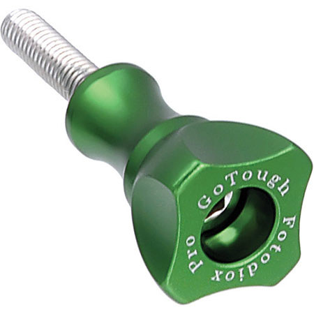 Fotodiox GoTough Short Thumbscrew with 0.98"/25mm Knob for GoPro Cameras, Green