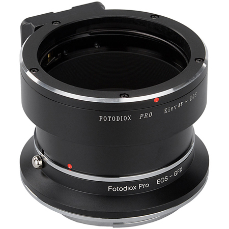 Fotodiox Pro Lens Mount Double Adapter for Kiev 88/Canon EOS (EF / EF-S) Lenses