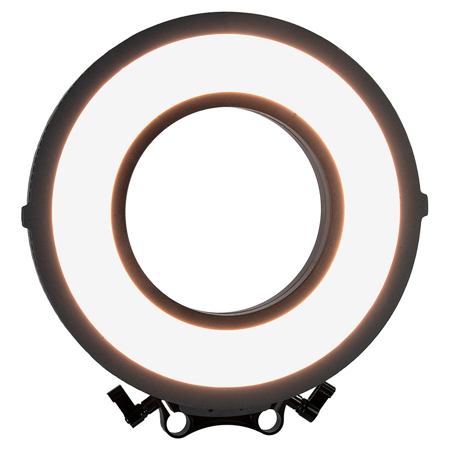 Fotodiox 10" Round Ultra-Thin Rod Mounted Bicolor Beauty LED Ring Light Kit