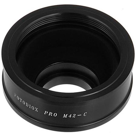 Fotodiox Mount Adapter for M42 Screw Mount Lens to C-Mount Cine and CCTV Camera