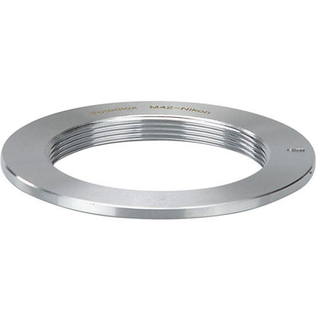 Fotodiox Pro Lens Mount Adapter for M42 Type 1 Screw Lens to Nikon F SLR Camera