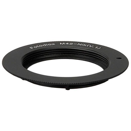 Fotodiox Lens Mount Adapter, M42 Type 2 Screw Lens to Nikon F Mount SLR Camera