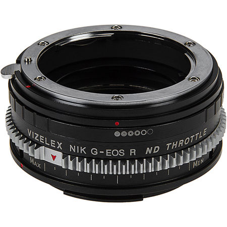 Fotodiox Vizelex ND Throttle Lens Mount Adapter, Nikon F Lens to Canon RF Camera
