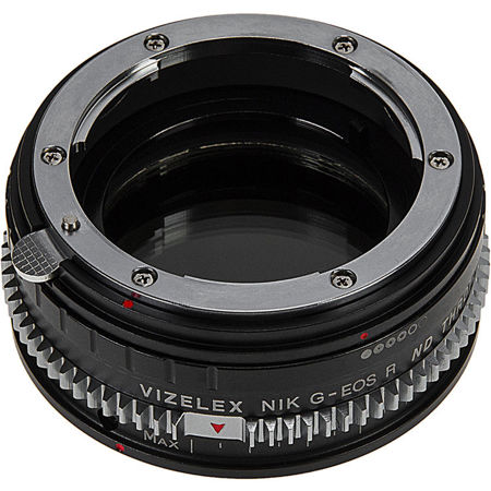Fotodiox Vizelex ND Throttle Lens Mount Adapter, Nikon F Lens to Canon RF Camera