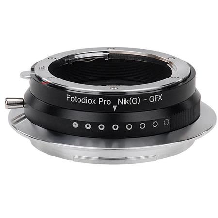 Fotodiox Pro Lens Mount Adapter - Nikon F Mount G-Type D/SLR Lens to Fujifilm G-Mount GFX Mirrorless Digital Camera Systems