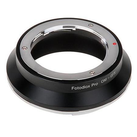 Fotodiox Pro Lens Mount Adapter - Olympus OM SLR Lens to Fujifilm GFX Camera