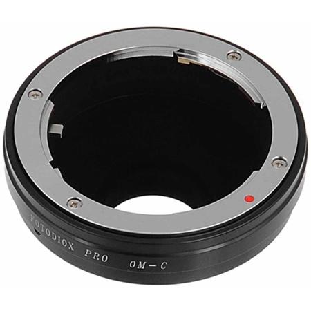 Fotodiox Mount Adapter for Olympus OM Mount 35mm Lens to C-Mount Cine and CCTV Camera, 1" Screw Mount
