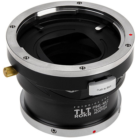 Fotodiox Pro TLT ROKR Tilt/Shift Lens Mount Adapter for Pentax 645 to Nikon Z