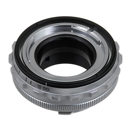 Fotodiox Mount Adapter for Voigtlander Nokton & Ultron 50mm Lens to Leica, Silvr