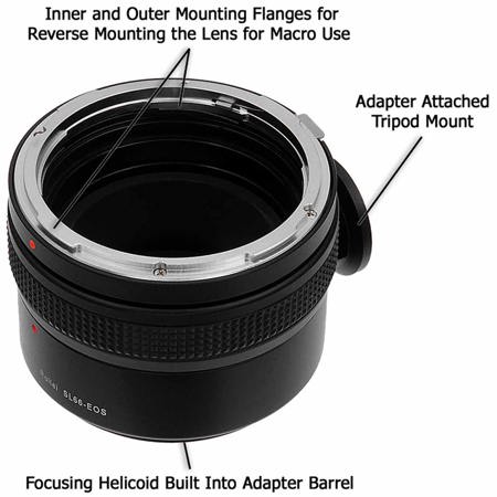 Fotodiox Pro Mount Adapter for Rollei SL66 Lens to Canon EOS EF-Mount Camera
