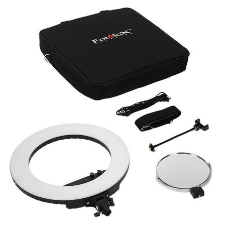 Fotodiox Selfie Starlite Vlog 18" LED Ring Light with Mirror & Mounts, Black