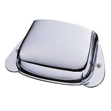 Fender Bridge Cover for American Vintage, Road Worn and Classic Series Bass Guitars, Chrome