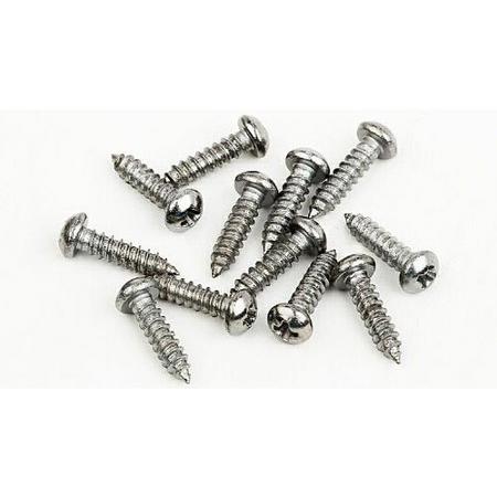 Fender 3x3/8" Round Phillips-Head String Tree Mounting Screws for American Standard/Deluxe Guitar, 12 Pack