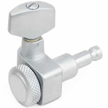 Fender Locking Tuner for American Strat Guitar, High E/B/G Keyes, Satin Chrome