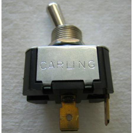 Fender Carling SPST Toggle Switch with Mounting Hardware