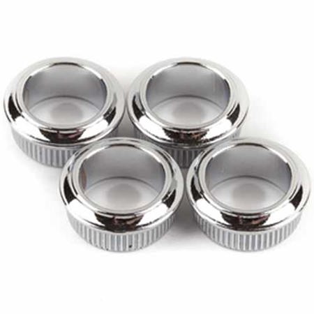 Fender Tuning Machine Bushing for Standard, Deluxe and American Special Basses ('01-Present), 4 Pack, Chrome