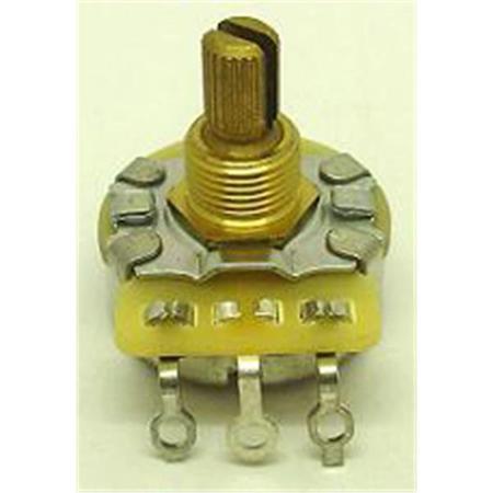 Fender 1 Meg A Logarithmic Taper Split Shaft Potentiometer for Guitars ('98-'12)