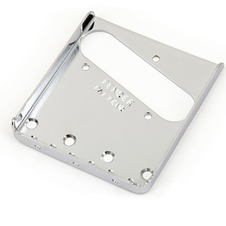 Fender American Vintage 3-Saddle Telecaster Bridge Plate, Chrome