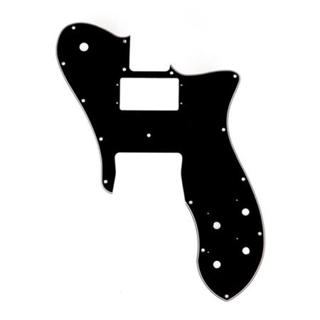 Fender 3-Ply 16-Hole Pickguard for '72 Telecaster Custom Guitars, Black