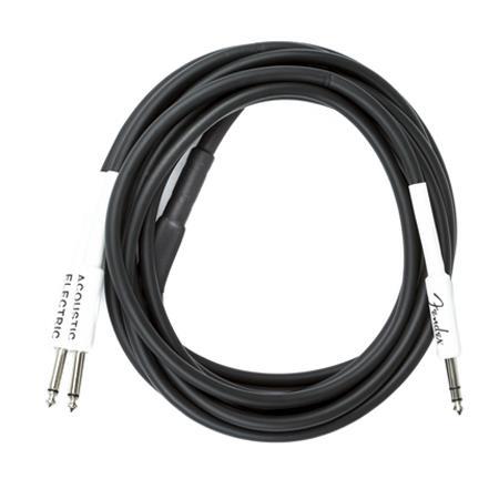 Fender Split Stereo Y Cable for Power Telecaster Guitar