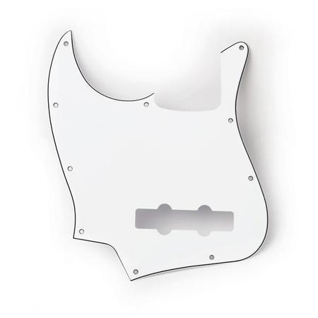 Fender 3-Ply 10-Hole Mount Left Hand Pickguard for Guitars, White