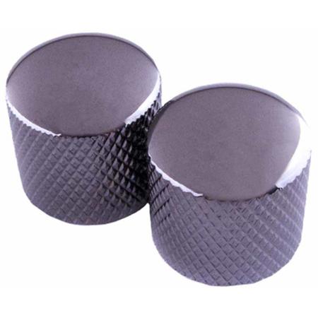 Fender Knurled Dome Push-on Style Knob for Guitars, 2 Pack