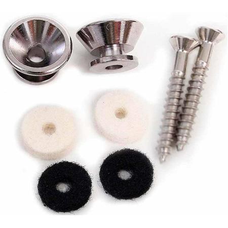 Fender American Standard Series Strap Button, 2 Pack, Chrome