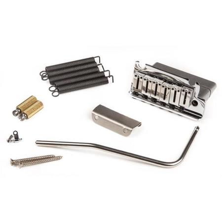 Fender Bridge Assembly for American Deluxe and Ultra Stratocaster Guitars ('86-Present), Polished Steel