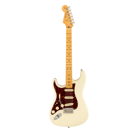 Fender American Pro II Stratocaster Electric Guitar Left-Handed Maple Fingerboard Olympic White