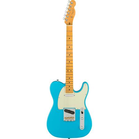 Fender American Professional II Telecaster Electric Guitar, Maple Fingerboard, Miami Blue