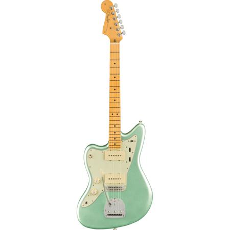 Fender American Professional II Jazzmaster Left-Handed Guitar, Mystic Surf Green