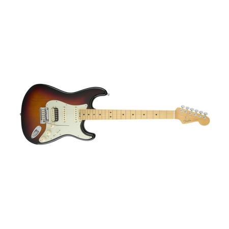 Fender American Elite Stratocaster HSS Shawbucker Electric Guitar, 22 Frets, Modern C to D Neck, Maple Fingerboard, Gloss Polyurethane, 3-Color Sunburst (Open Box, Never Used)